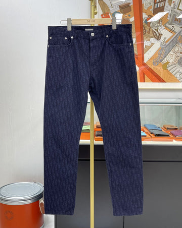 DIOR Oblique Baumwollhose Navy 33 133590834