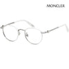 Moncler Eyeglasses Frame ML5204H 021 Luxury Round White Silver Metal Frame 118697010 [P]