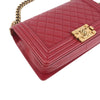 CHANEL Ramskin Boy Bag Medium Gold 34824K-5 133591750 [P]