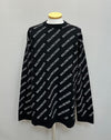 Balenciaga All Over Logo Cashmere Knit (100 105) 133624717 [P]