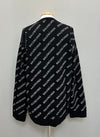 Balenciaga All Over Logo Cashmere Knit (100 105) 133624717 [P]