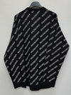 Balenciaga All Over Logo Cashmere Knit (100 105) 133624717 [P]