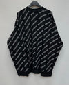 Balenciaga All Over Logo Cashmere Knit (110) 133624755 [P]
