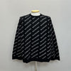 Balenciaga All Over Logo Cashmere Knit (110) 133624755 [P]