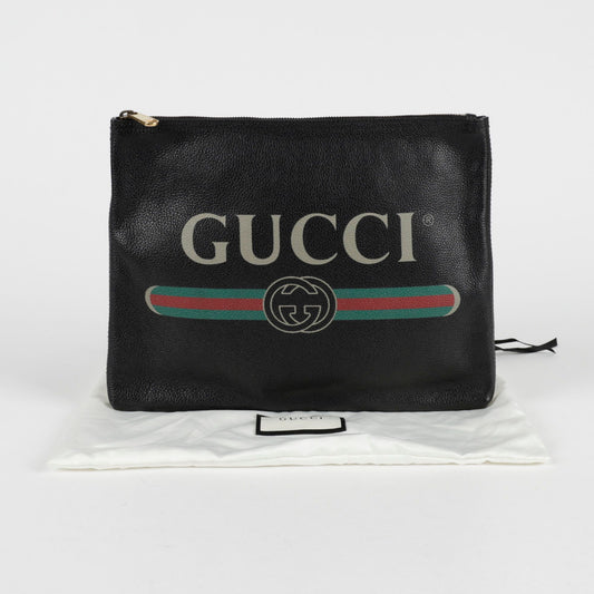 GUCCI ロゴプリントポートフォリオクランチ 500981 133366104 [P]