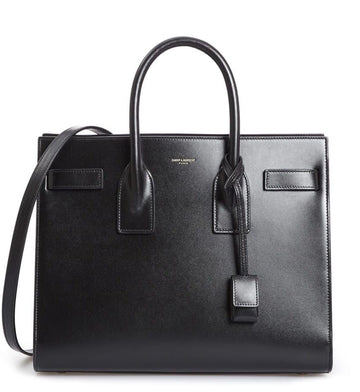 Saint Laurent Sac de Jour Bag in Black Leather 378299 02G9W 1000 133648438