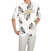 HORN GARMENT ゴルフウェア メンズ 半袖Tシャツ HVM 3A AA06 ホワイト 57650766 [P]
