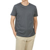 ALPHA INDUSTRIES Herren T-Shirt 136503 136 GREY BLACK 55077794 [P]