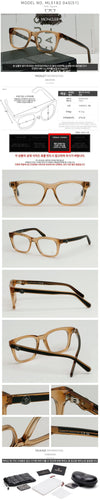 Moncler Eyeglasses ML5182 Luxury Square Acetate Frame Unisex 123515762 [P]