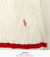 SPORTY & RICH Damen Strick-Weste CREAM 1062CR 62852689 [P]
