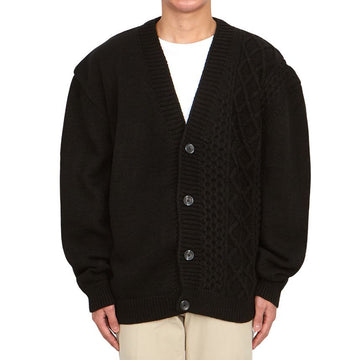 Family First Braid Men's Cardigan SWF2313BK 60697166 [P]
