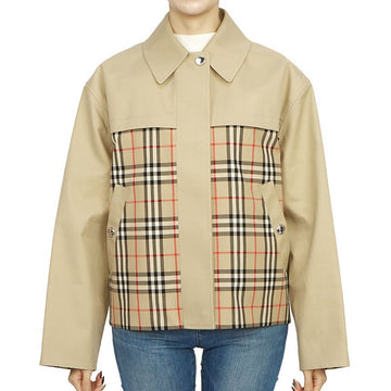 Burberry Checked Panel Women's Jacket HAWKLEY SHT 8071170 B6185 60694864 [P]