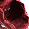 Prada 1BZ032 Red Fabric Pocono Nylon Silver Triangle Logo Backpack 133652115 [P]