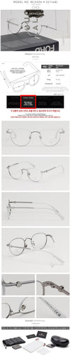 Moncler Eyeglass Frame ML5204H Round Luxury Metal Frame 123515745 [P]
