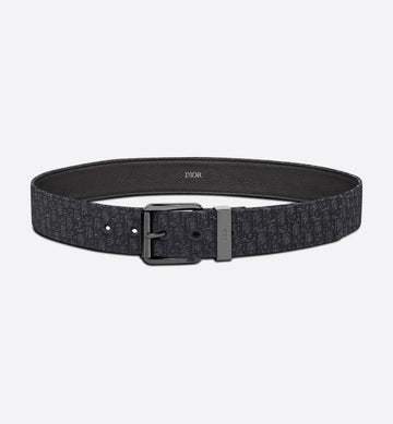 DIOR ベルト ブラック Oblique マイクロジャカード 35mm 4333RUDOR_H03E 133663777 [P]