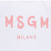 MSGM ブラシドロゴ レディース マンツーマン 3741MDM513 247799 01A 144594063 [P]