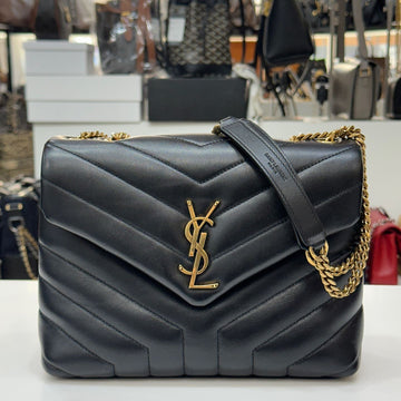 SAINT LAURENT Lulu Bag Small Black mit goldener Hardware 494699 134041764