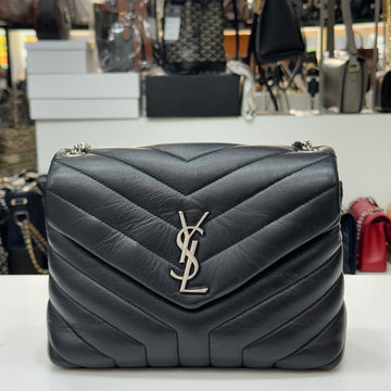 SAINT LAURENT Lulu Matratze Small Schwarz Silber 487218 134041864