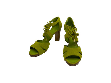 Loro Piana Suede Women's Sandal Heels 37.5 134042397