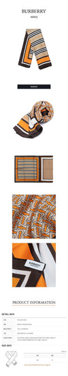Burberry Monogram Print Silk Scarf 57368488 [P]