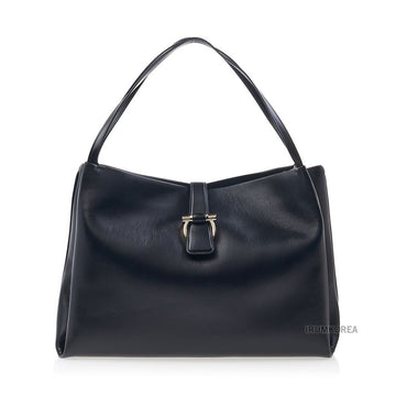 Salvatore Ferragamo 21 9804 NERO 0777335 SS25 Women's Gancini Buckle Tote Bag 134048936