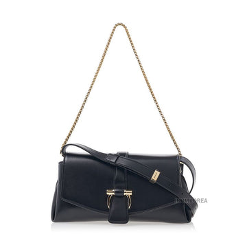 SALVATORE FERRAGAMO Frontflap Umhängetasche NERO 0777233 SS25 134049029
