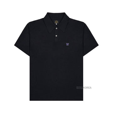 NEEDLES Poloshirt aus Polyester mit Piquant-Struktur in Schwarz - QV352C 134049487
