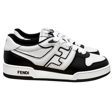 Fendi 25SS Logo Lettering Match Leather Low Top Sneakers 134049616