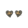 VIVIENNE WESTWOOD Damen Diamant Herz Ohrringe 134050359 [P]