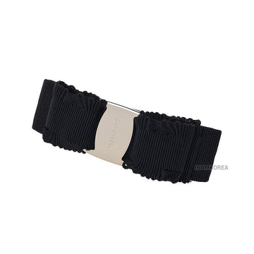 SALVATORE FERRAGAMO 34 6972 NERO ORO 0662681 SS25 Haarspange mit Schleife für Damen 134050462