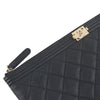 CHANEL Boy Caviar Gold Clutch Bag New Medium A84406 134091905 [P]