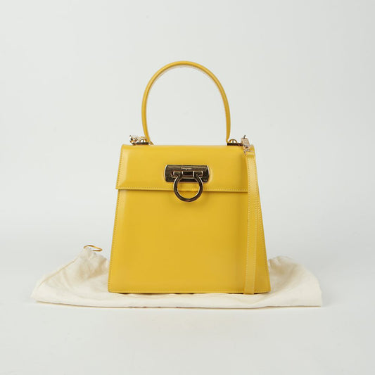 SALVATORE FERRAGAMO 21 2268 Kelly Medium Top Handle Tote Schultertasche 133653554 [P]