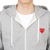 Comme Des Garcons Red Patch Hooded Zip-Up 134114170 [P]