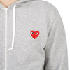 Comme Des Garcons Red Patch Hooded Zip-Up 134114170 [P]