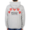 Comme Des Garcons Red Patch Hooded Zip-Up 134114170 [P]