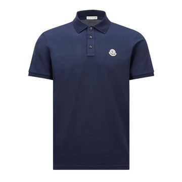MONCLER Streifenbesatz Baumwoll-Piqué Polo-Shirt 8A00026 89A16 7A9 134114592