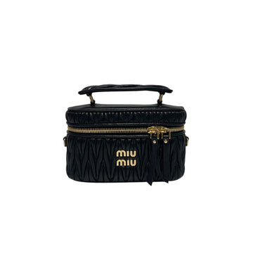 MIU MIU 5BH230 Matelassé Nappa Top Handle Tote Bag und Schultertasche 134252342