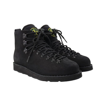 STONE ISLAND Herren Wappen Patch Leder Schnürstiefel V0029 134258738