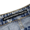 Alexander Wang All Over Logo Denim Shorts 25SS 4DC2204781 134148236 [P]