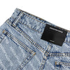 Alexander Wang All Over Logo Denim Shorts 25SS 4DC2204781 134148236 [P]