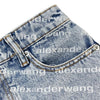 Alexander Wang All Over Logo Denim Shorts 25SS 4DC2204781 134148236 [P]
