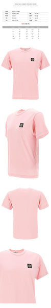 STONE ISLAND T-Shirt in Lichtrosa 23FW 101524113 V0080 56990736 [P]