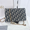 DIOR Oblique Saddle Chain Crossbody Bag (S5620CTZQ) 134313541 [P]