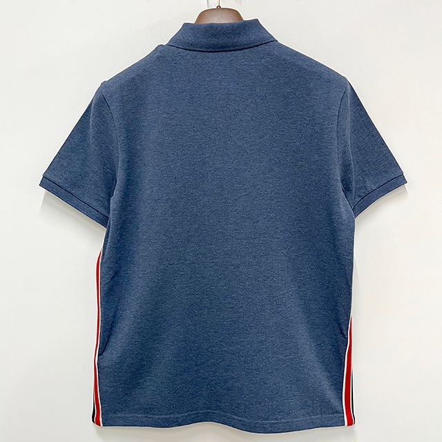 Moncler Cotton Piqué Polo Shirt with Logo Patch 131342454 – trenbe