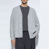 Acne Studios Face Patch Wool Cardigan Gray C60038 X92 126696120 [P]