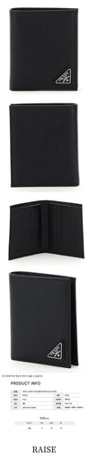 Prada Saffiano Logo Bi-Fold Wallet Black 2MO004 QHH F0002 50805591 [P]