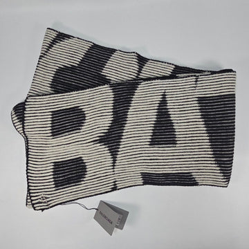 BALENCIAGA Wollschal mit Logo-Print 250 x 29 134562633