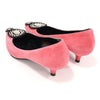 HERMES H172007Z Pumps Damen Schuhe mit rosa Wildleder und Metallpunkten 35 134563362 [P]