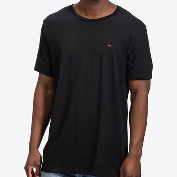 TOMMY HILFIGER Kernflag T-Shirt kurzärmlig Schwarz 09T3139-001 117649632 [P]