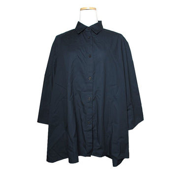 Other Brand Uno Schianto Navy Blue Cotton Long Shirt 66 134578170